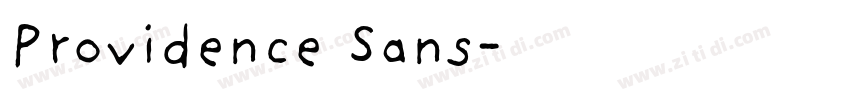 Providence Sans字体转换